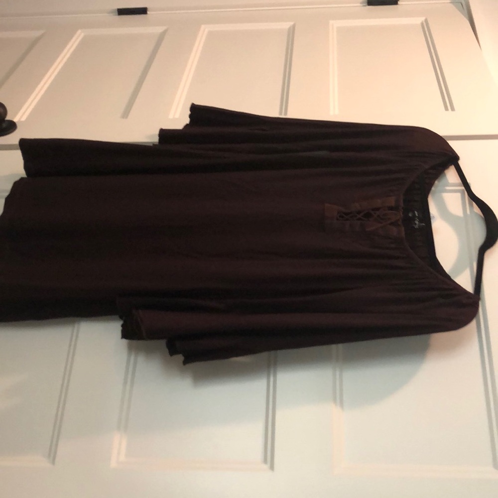 Union of Angels brown cotton dress